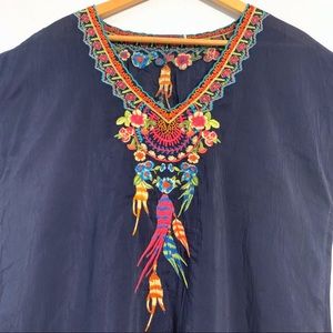 Johnny Was Sweet Dreams Embroidered Tunic Top